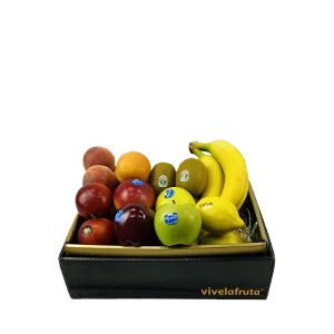 cesta pequeña de fruta para las oficinas de Madrid