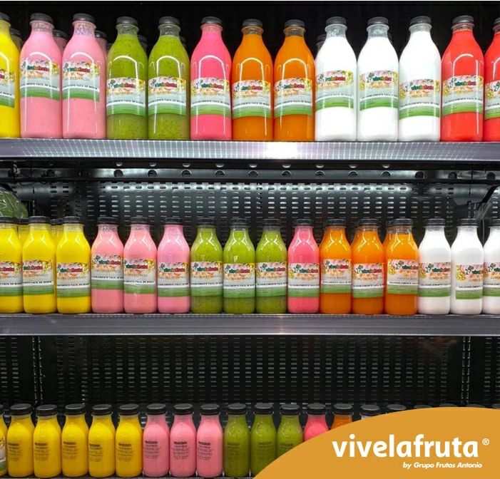 disponemos de multitud de sabores en nuestros zumos de frutas en diferentes formatos
